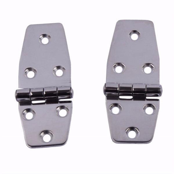 Marine hardware 2Pcs Boat Marine Flush Door Hinges 3.8"X1.4" AISI 316 Stainless Steel hinges boat accessories marine