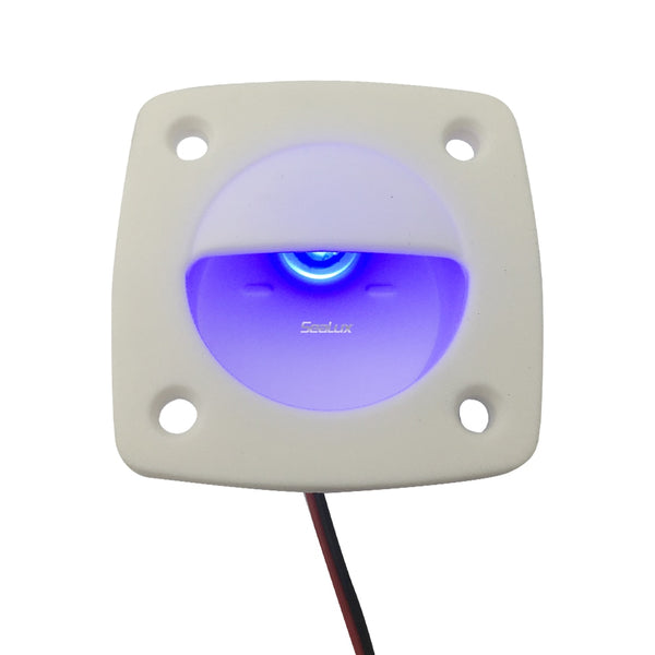 Sealux LED Courtesy Lights Blue Color With White Shell UV Stablized Nylon for Boat Marine Yacht
